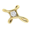I1/H 0.65Ct Round Brilliant Cut Diamond Jewelry Bar Set Cross Pendant Necklace 14Kt White / Yellow / Rose Gold