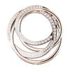 I1/G Natural 1.10Ct Diamond Comfort fit Polished Shiny Circle Pendant Necklace 14K White / Yellow / Rose Gold