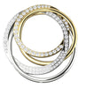 I1/G Natural 1.10Ct Diamond Comfort fit Polished Shiny Circle Pendant Necklace 14K White / Yellow / Rose Gold