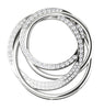 I1/G Natural 1.10Ct Diamond Comfort fit Polished Shiny Circle Pendant Necklace 14K White / Yellow / Rose Gold