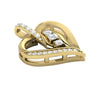 Excellent I1/G 0.40Ct Not Enhanced Diamond Jewelry 14Kt Solid Gold Prong Set Love Of Heart Pendant Necklace