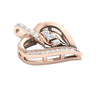 Excellent I1/G 0.40Ct Not Enhanced Diamond Jewelry 14Kt Solid Gold Prong Set Love Of Heart Pendant Necklace