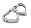 Appraisal I1/G 0.40Ct Genuine Diamond 14K White / Yellow / Rose Gold Prong Set Love Of Heart Pendant Necklace