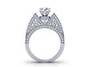Excellent I1/G Huge 1.75Ct Natural Diamond 14K White / Yellow / Rose Gold Solitaire Engagement Ring Band