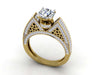 Excellent I1/G Huge 1.75Ct Natural Diamond 14K White / Yellow / Rose Gold Solitaire Engagement Ring Band