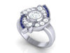 Prong & Bezel Set I1/G 1.10Ct Natural Diamond Jewelry 14Kt Solid Gold Excellent Solitaire Engagement Ring Band