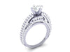 I1/G Huge 2.75Ct Not Enhanced Diamond Jewelry 14K Solid Gold Solitaire Engagement Ring Band Appraisal