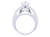 I1/G Huge 2.75Ct Not Enhanced Diamond Jewelry 14K Solid Gold Solitaire Engagement Ring Band Appraisal