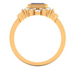 Sparkly I1/G Natural 0.50Ct Diamond Jewelry Solid 14Kt White Gold Excellent Solitaire Ring Engagement Band