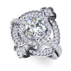 Not Enhanced I1/G 1.50Ct Diamond Jewelry 14K White / Yellow / Rose Gold Prong Set Solitaire Engagement Ring Band