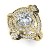 Not Enhanced I1/G 1.50Ct Diamond Jewelry 14K White / Yellow / Rose Gold Prong Set Solitaire Engagement Ring Band