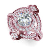 Not Enhanced I1/G 1.50Ct Diamond Jewelry 14K White / Yellow / Rose Gold Prong Set Solitaire Engagement Ring Band