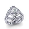 Not Enhanced I1/G 1.50Ct Diamond Jewelry 14K White / Yellow / Rose Gold Prong Set Solitaire Engagement Ring Band
