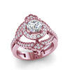 Not Enhanced I1/G 1.50Ct Diamond Jewelry 14K White / Yellow / Rose Gold Prong Set Solitaire Engagement Ring Band
