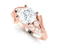 Excellent  I1/G 1.15Ct Round Brilliant Cut Diamond 14Kt Solid Gold Prong & Bezel Set Solitaire Anniversary Ring Band