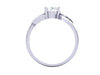 Excellent  I1/G 1.15Ct Round Brilliant Cut Diamond 14Kt Solid Gold Prong & Bezel Set Solitaire Anniversary Ring Band