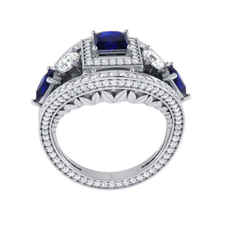 SI1/G Huge Genuine 1.60Ct Diamond 14K Solid Gold Appraisal Solitaire Ring Engagement Band 13.80MM