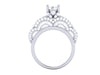 I1/G Huge 3.00CTW Round Brilliant Cut Diamond Jewelry 14Kt White / Yellow / Rose Gold Solitaire Ring Engagement Band
