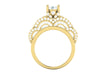 I1/G Huge 3.00CTW Round Brilliant Cut Diamond Jewelry 14Kt White / Yellow / Rose Gold Solitaire Ring Engagement Band