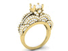 I1/G Huge 3.00CTW Round Brilliant Cut Diamond Jewelry 14Kt White / Yellow / Rose Gold Solitaire Ring Engagement Band