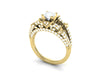 I1/G Huge 1.80Ct Real Diamond Jewelry Designer Solitaire Engagement Ring Band 14Kt Solid Gold