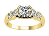 Sparkly I1/G 1.20Ct Natural Diamond 14Kt Solid Gold Unique Solitaire Engagement Ring Band Bezel Set