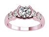 Sparkly I1/G 1.20Ct Natural Diamond 14Kt Solid Gold Unique Solitaire Engagement Ring Band Bezel Set
