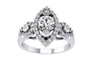 I1/G 1.00Ct Round Brilliant Cut Diamond Jewelry 14Kt Solid White / Yellow / Rose Gold Solitaire Ring Engagement Band