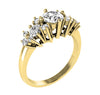 Unique I1/G Not Enhanced 1.35CTW Sparkly Diamond 14K Solid Gold Prong Set Solitaire Anniversary Ring Band