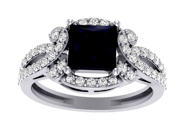 Solitaire Engagement Ring Band SI1/G 0.65Ct Not Enhanced Diamond 14K White / Yellow / Rose Gold 10.25MM