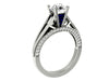 Unique I1/G 1.30Ct Natural Diamond 14K White / Yellow / Rose Gold 6.75MM Solitaire Engagement Ring Band
