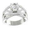 I1/G Real 2.00Ct Diamond Jewelry Solid 14Kt White Gold Solitaire Engagement Ring Band 11.45 MM