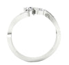 I1/G 1.00Ct Forever Us Two Stone Real Diamond Solitaire Ring Engagement Band 14Kt White / Yellow / Rose Gold