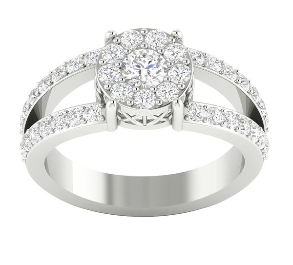 Unique I1/G 1.15Ct Not Enhanced Diamond Jewelry Prong Set Solitaire Engagement Ring Band 14K White / Yellow / Rose Gold