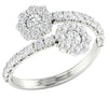 Prong Set I1/G 1.75Ct Genuine Diamond 14Kt White Gold  Appraisal Solitaire Anniversary Wedding Ring Band