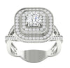 Huge Sparkly I1/G 3.00Ct Round Cut Diamond Solitaire Engagement Ring Band 14Kt White / Yellow / Rose Gold Size 4-10