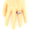 Excellent Prong Set I1/G 1.35Ct Real Diamond Jewelry 14Kt White Gold Solitaire Engagement Wedding Ring