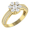 Excellent Prong Set I1/G 1.35Ct Real Diamond Jewelry 14Kt White Gold Solitaire Engagement Wedding Ring