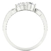 Prong Set I1/G 1.35Ct Forever Us Two Stone Diamond Jewelry 14K Solid Gold Solitaire Engagement Ring Band