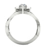 14K White / Yellow / Rose Gold Huge I1/G Sparkly 1.70Ct Real Diamond Solitaire Ring Engagement Wedding Band