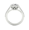 Comfort Fit Polished Shiny Huge I1/G Real 1.60Ct Diamond 14K White / Yellow / Rose Gold Solitaire with Accents Engagement Ring Band