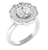 Excellent Huge I1/G Round Brilliant Cut 2.10Ct Diamond 14K Solid Gold Prong Set Solitaire Engagement Ring Band