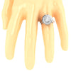 Excellent Huge I1/G Round Brilliant Cut 2.10Ct Diamond 14K Solid Gold Prong Set Solitaire Engagement Ring Band