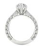 Solitaire Engagement Wedding Ring I1/G Huge 2.50Ct Natural Diamond 14Kt White / Yellow / Rose Gold Prong Set