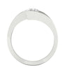 Appraisal I1/G 1.01Ct Natural Sparkly Diamond 14K Gold Bar Set Solitaire Engagement Ring Band 12.95MM