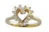 I1/G Real 0.25Ct Diamond 14K White / Yellow / Rose Gold 9.80MM Prong Set Engagement Wedding Ring Band