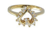 I1/G Real 0.25Ct Diamond 14K White / Yellow / Rose Gold 9.80MM Prong Set Engagement Wedding Ring Band