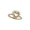 I1/G Real 0.25Ct Diamond 14K White / Yellow / Rose Gold 9.80MM Prong Set Engagement Wedding Ring Band