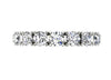 VS1/F 1.25Ct Genuine Diamond Jewelry 14Kt Solid Gold 7 Stone Engagement Wedding Ring Band 3.60MM