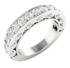 New I1/G 1.50Ct Real Diamond 14Kt White / Yellow / Rose Gold Prong Set Engagement Wedding Ring Band